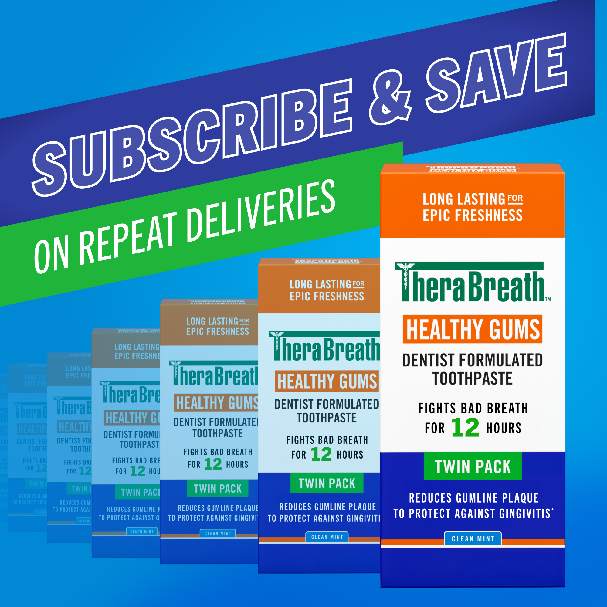 TheraBreath Healthy Gums Toothpaste, Helps Fight Gingivitis, Clean Mint - Image 9