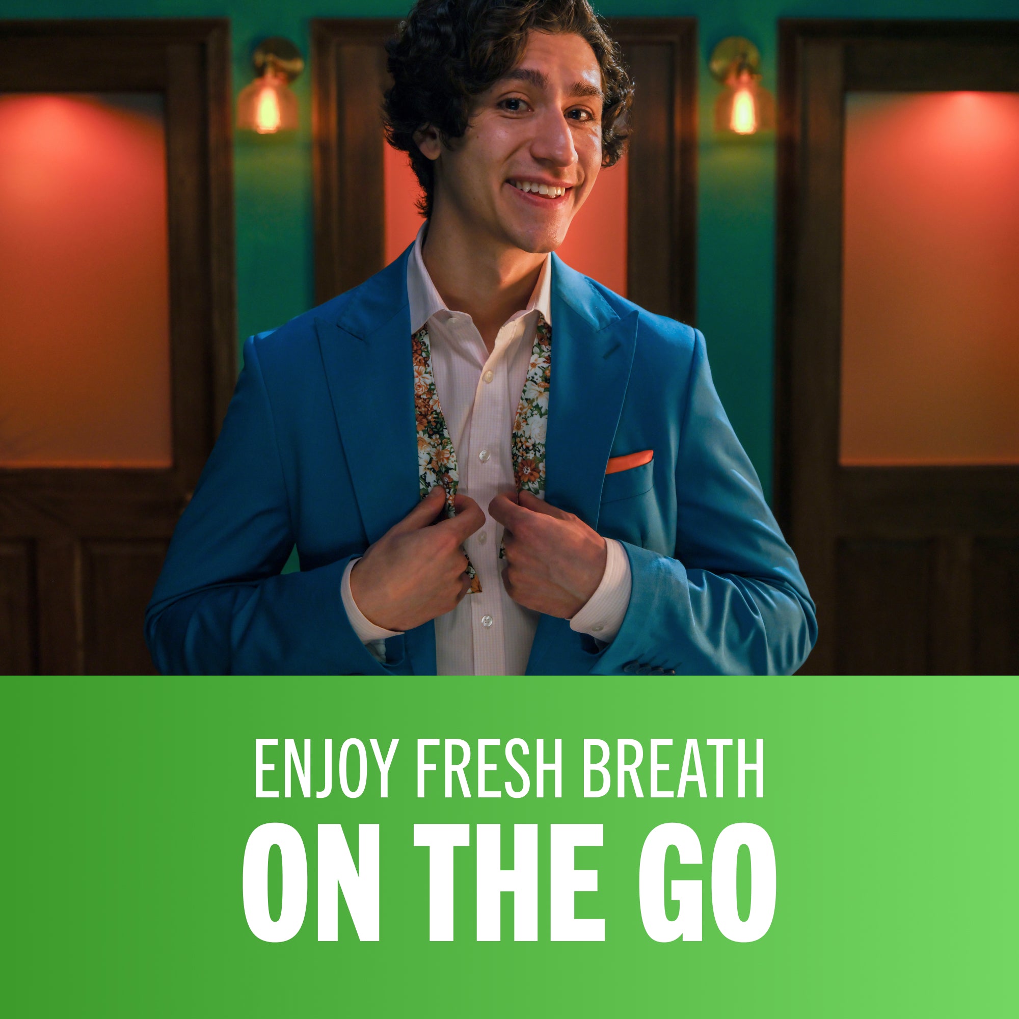 Fresh Breath Chewing Gum, Citrus Mint Flavor - Image 7