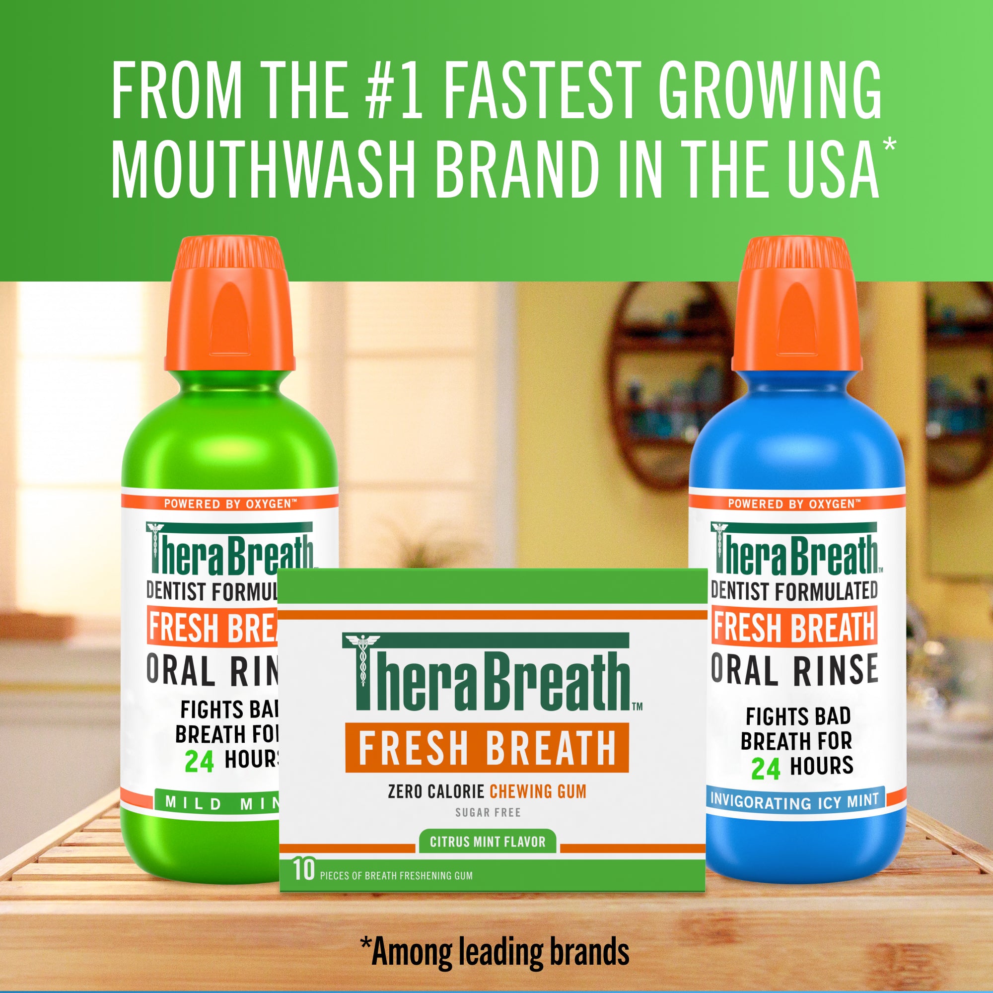 Fresh Breath Chewing Gum, Citrus Mint Flavor - Image 8