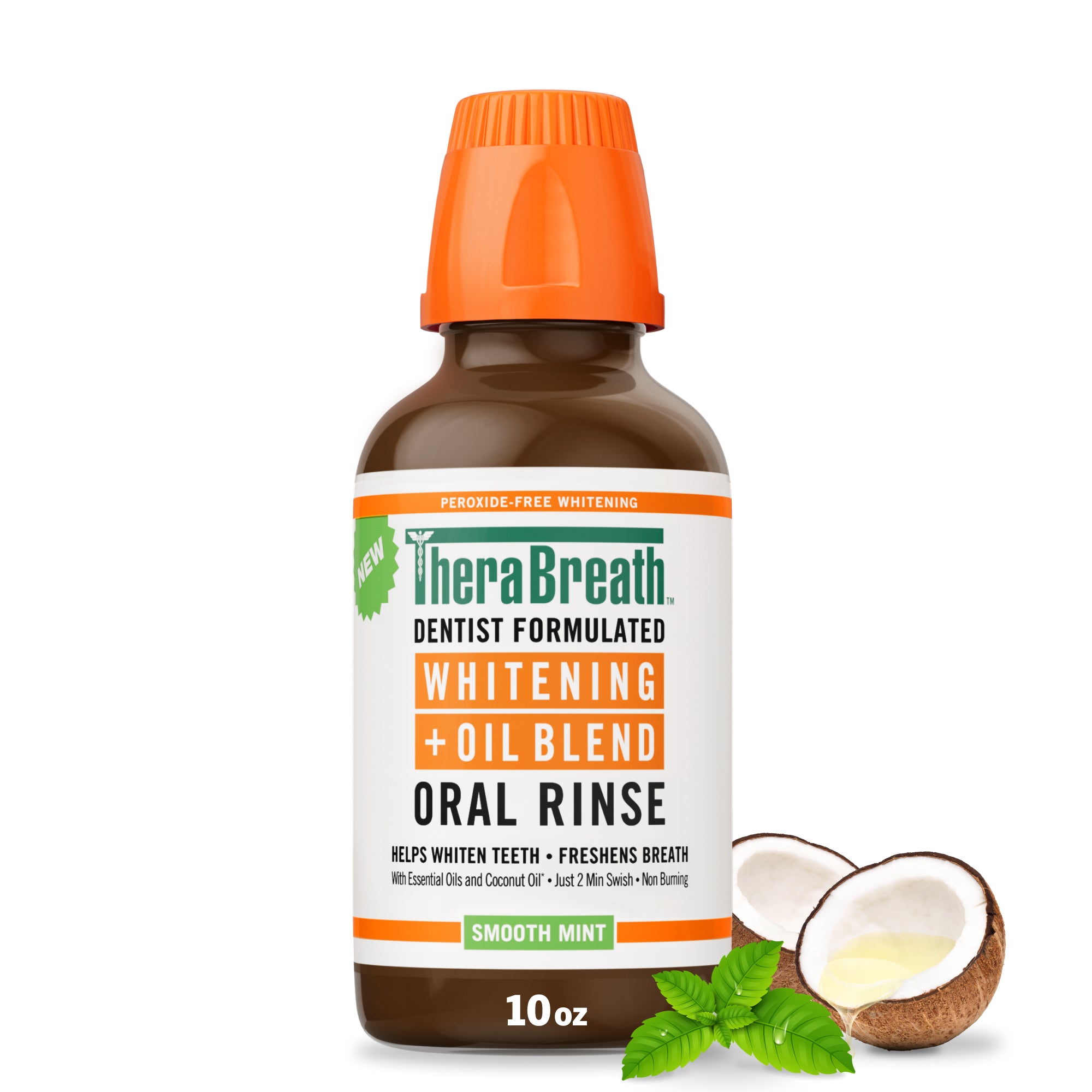 Alternative view of Whitening + Oil Blend Oral Rinse – Smooth Mint